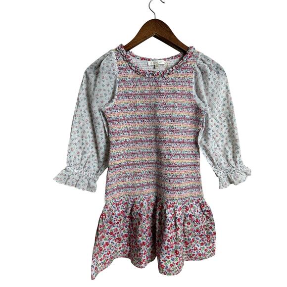 LoveShackFancy Ensley Dress Smocked Girls 8-9 Yrs - Picture 1 of 9